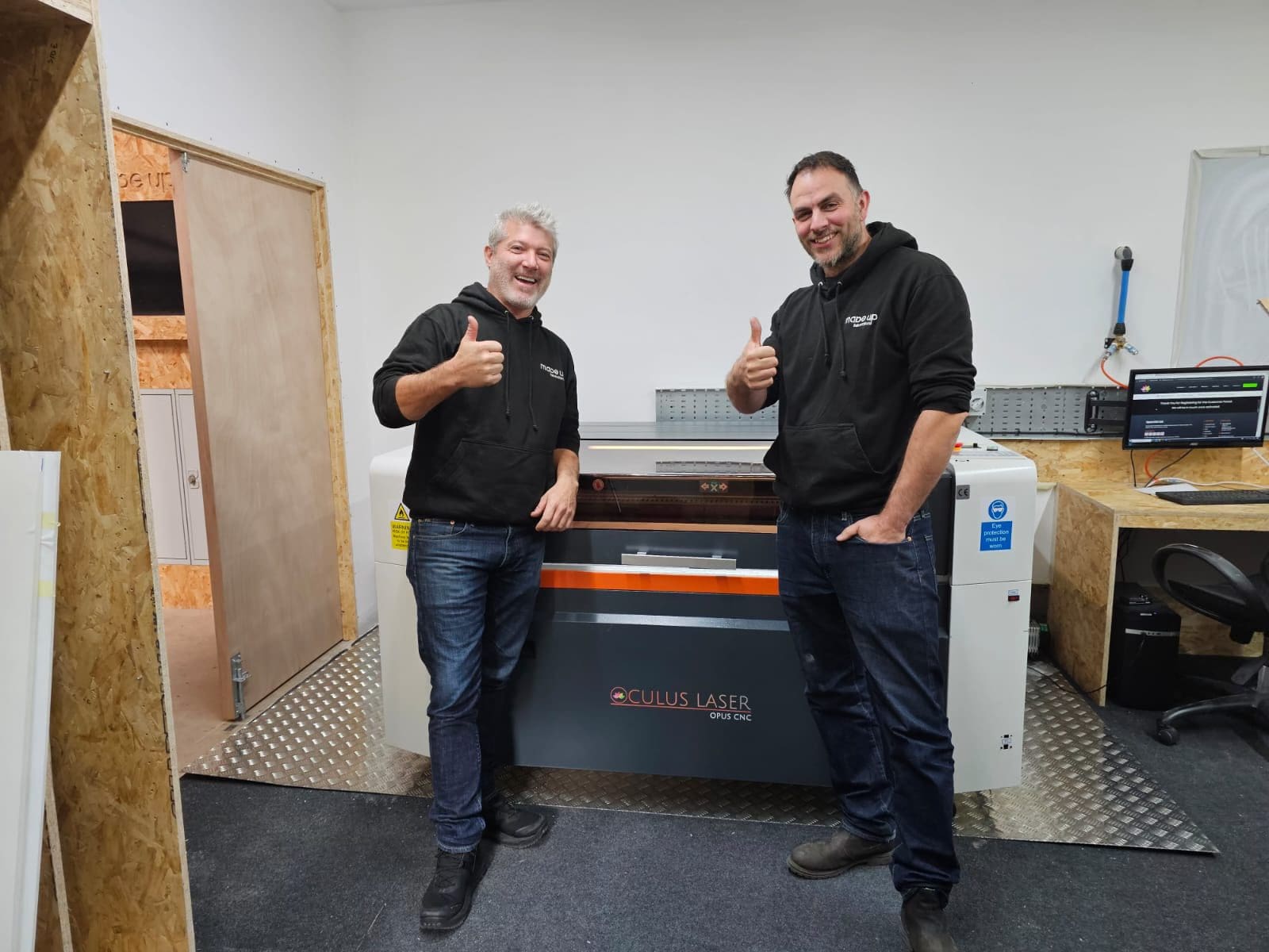 Oculus Free-Standing Laser Cutter Installation in London