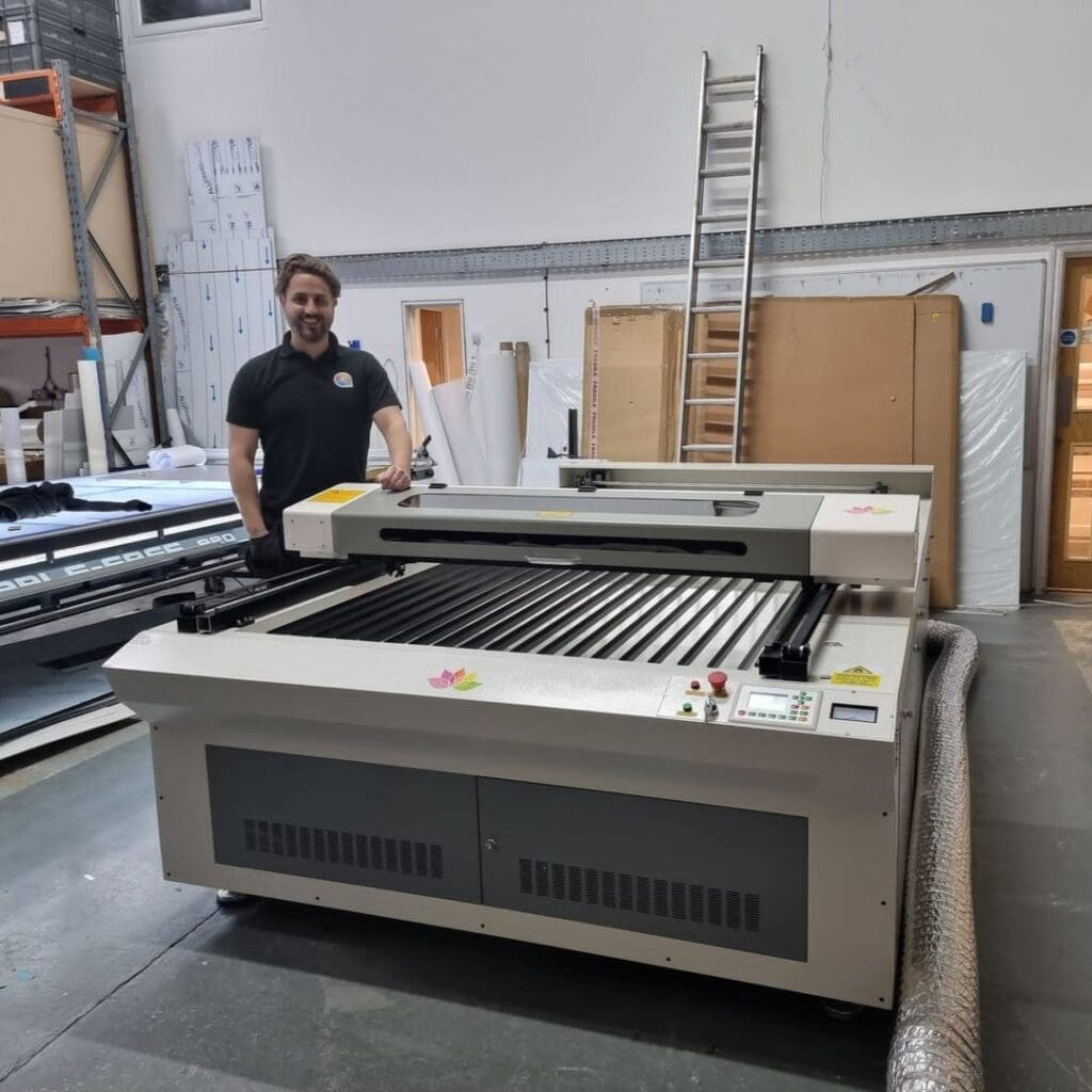 Oculus Flatbed Laser Cutter Installation in Ipswich