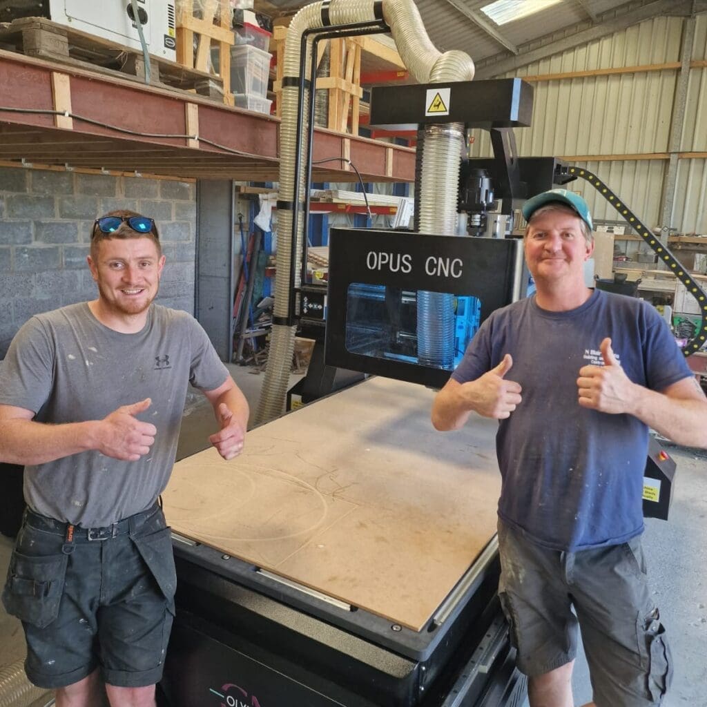 Olympus ATC CNC router Installation in Tighnabruaich