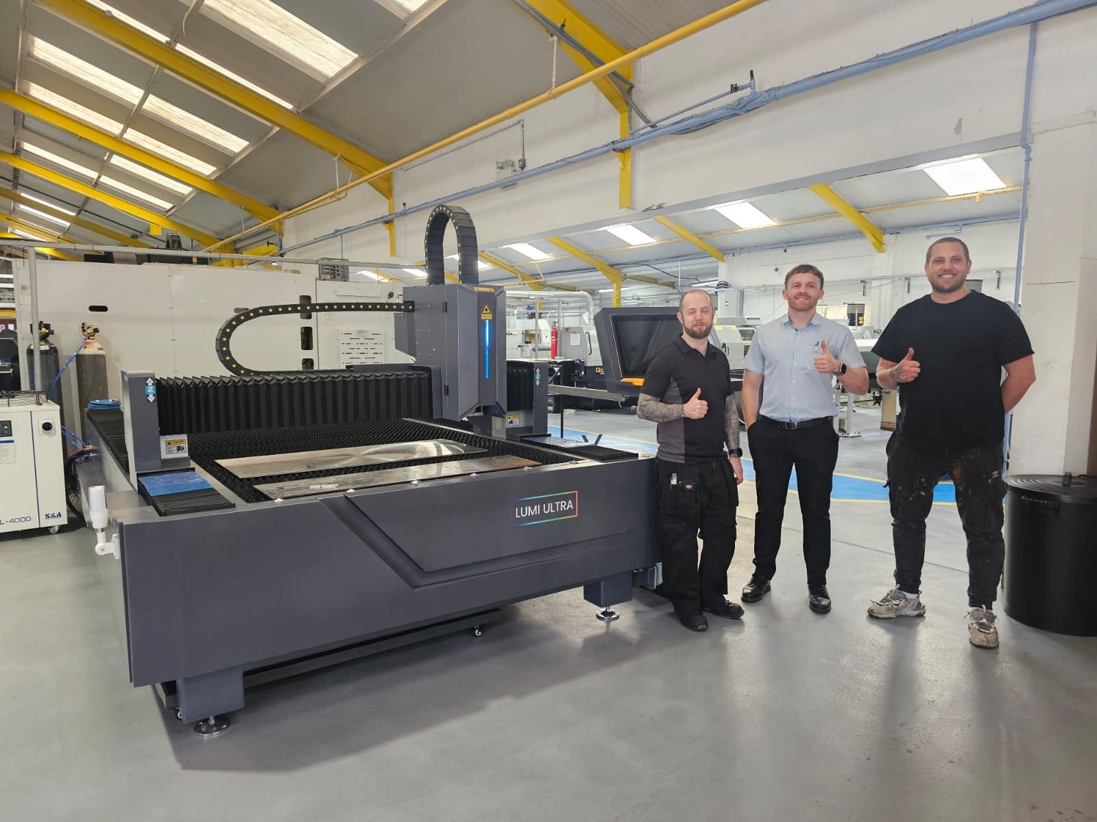 Lumi ULTRA Fibre Laser Cutter Installation