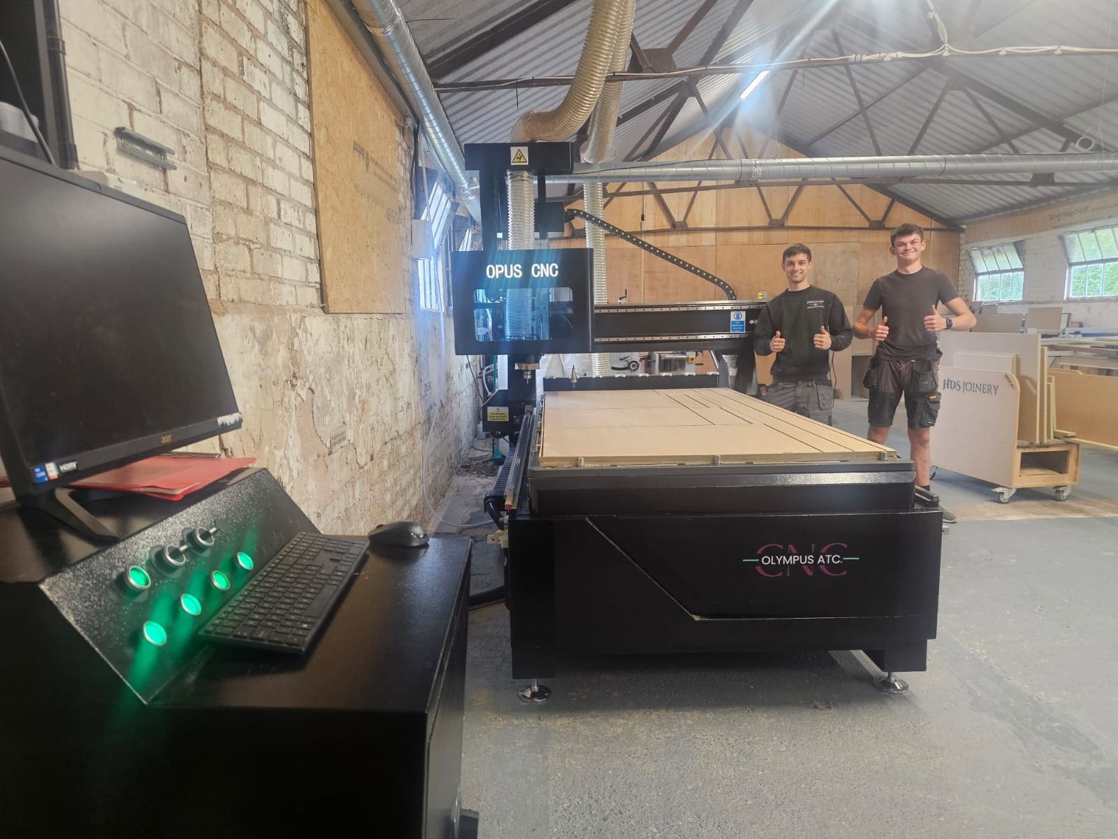 Olympus ATC CNC Router Installation in Birmingham