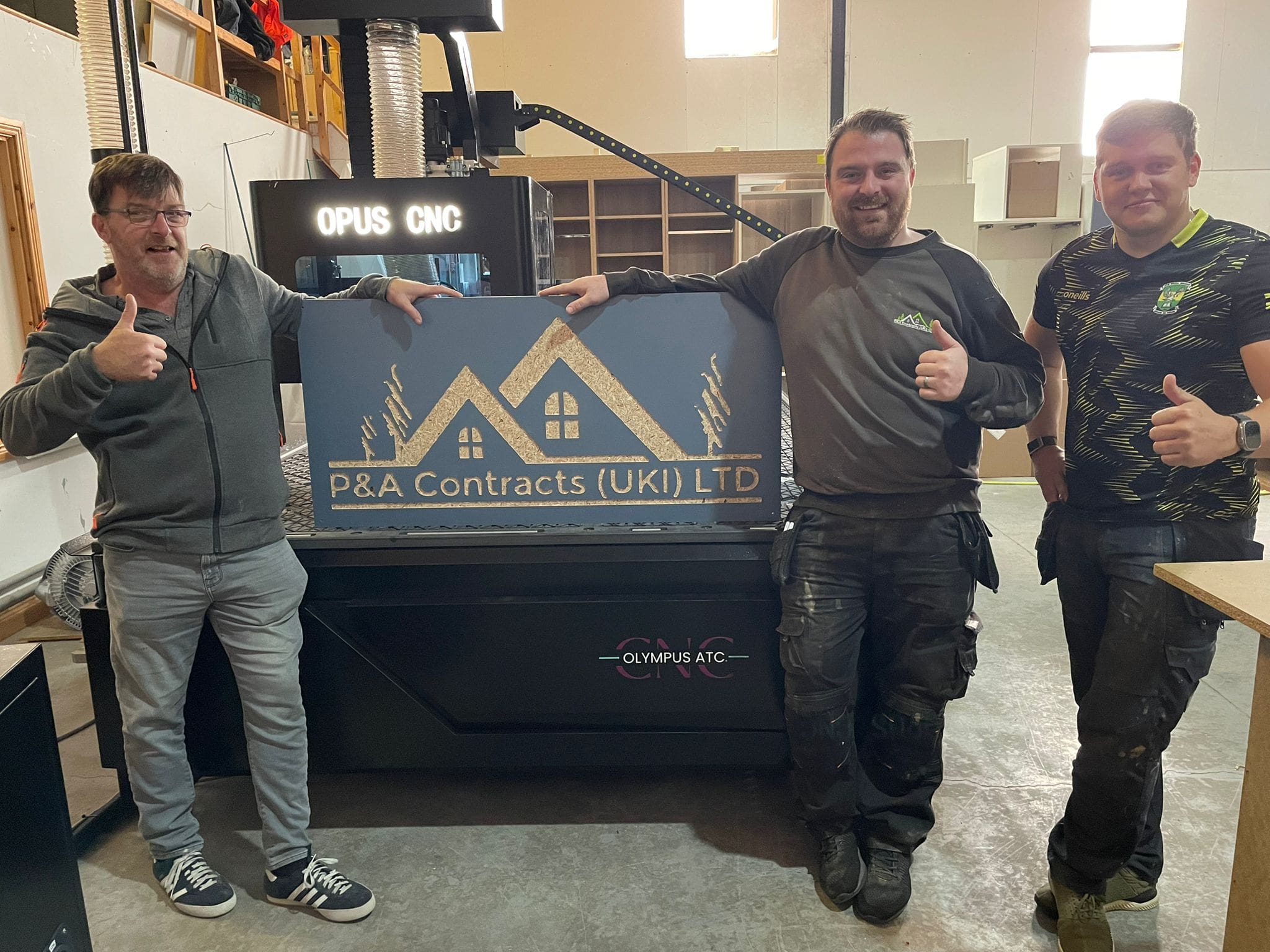 Olympus ATC CNC Router Installation in Coleraine