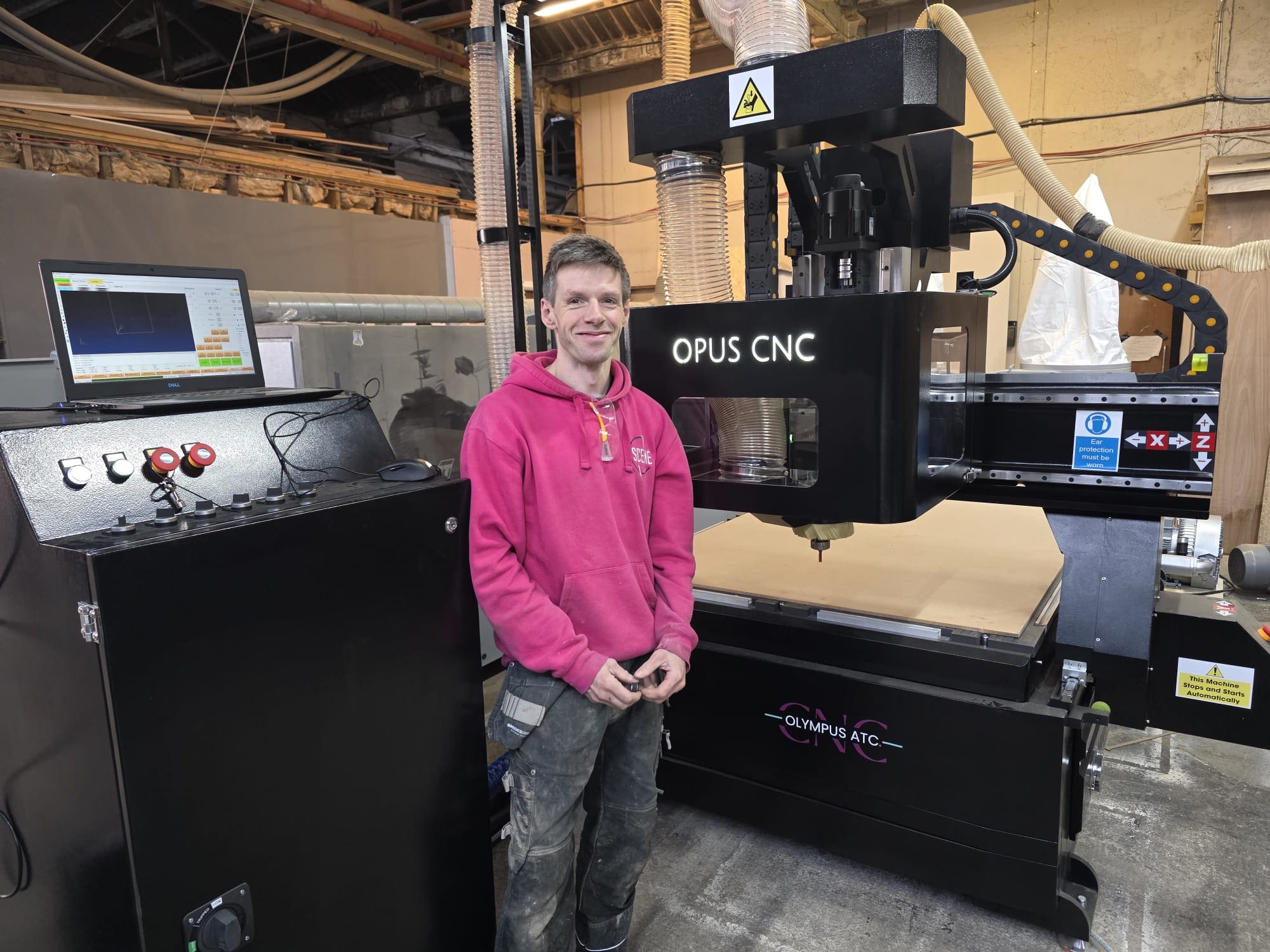 Olympus ATC CNC Router Installation in Glasgow