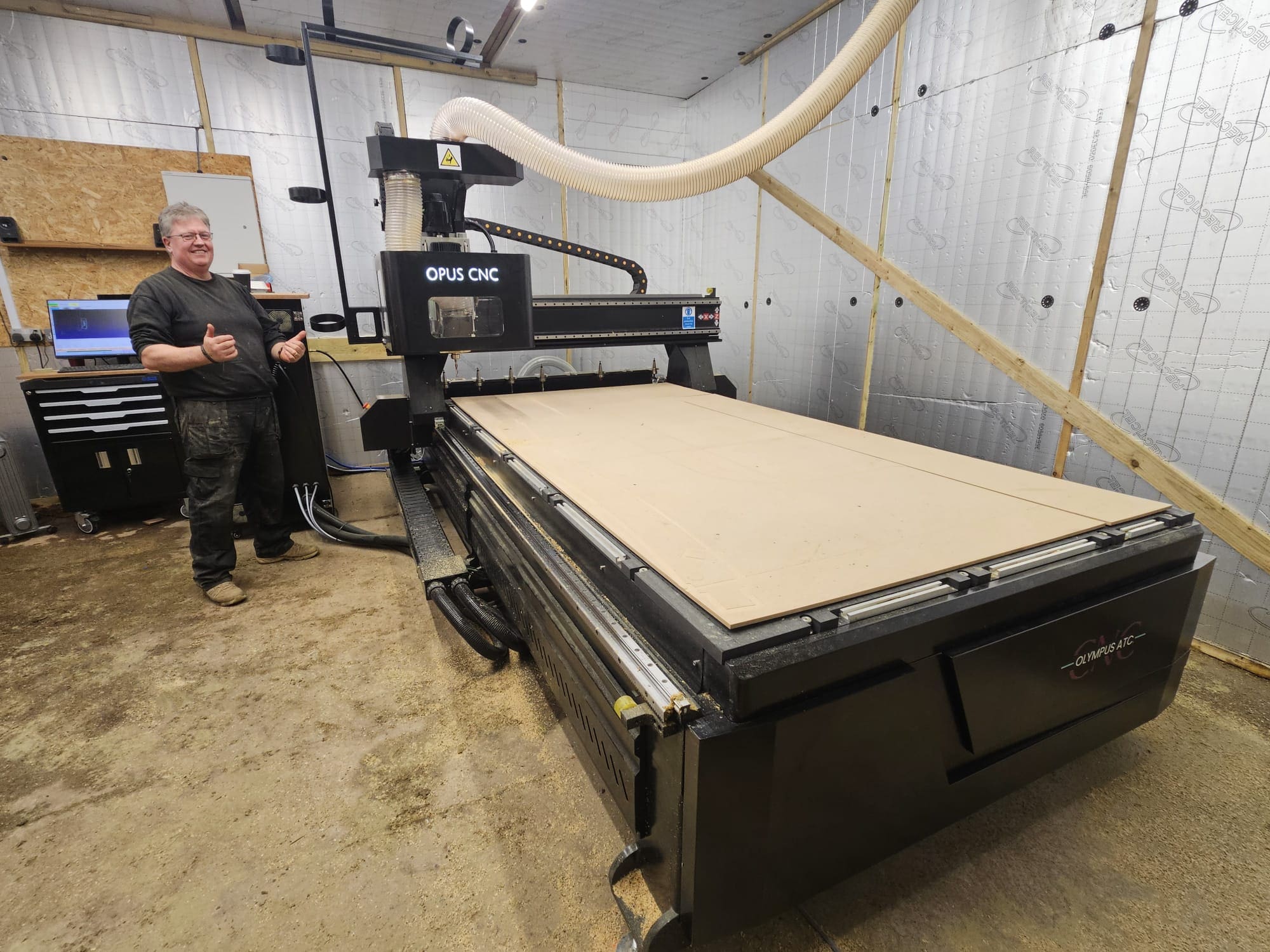 Olympus ATC CNC Router Installation In Guildford