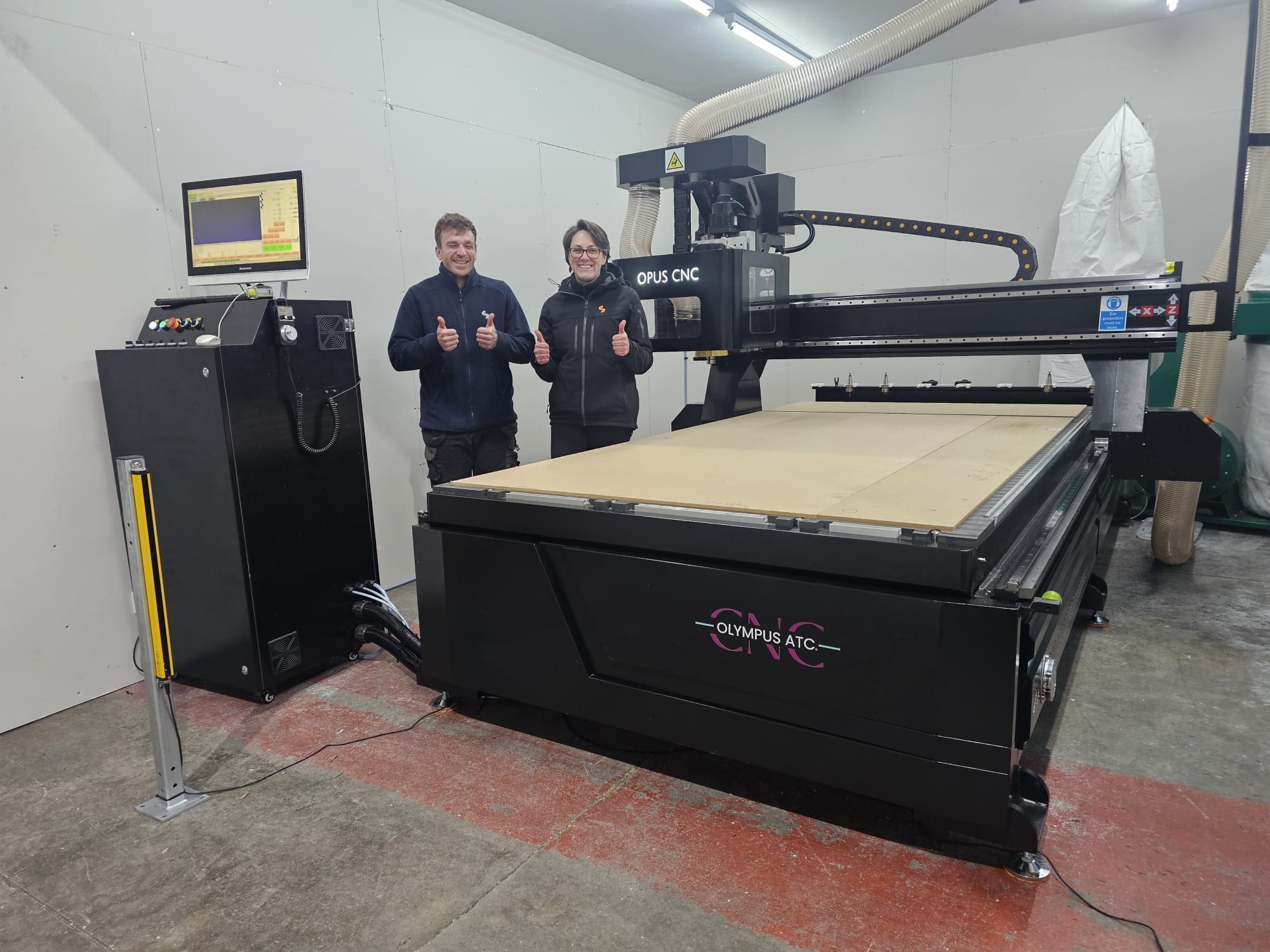 Olympus ATC CNC Router Installation in Port Talbot