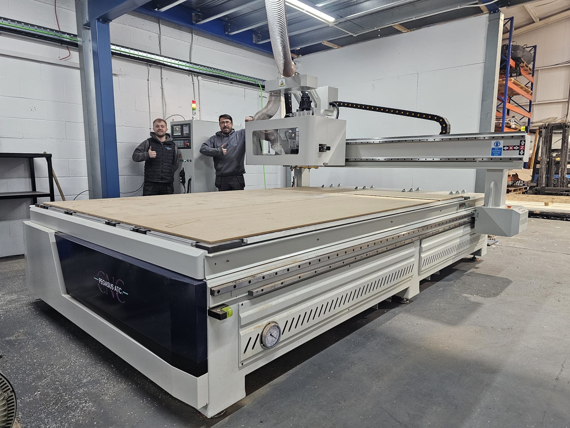 Pegasus ATC CNC Router Installation In Leicester
