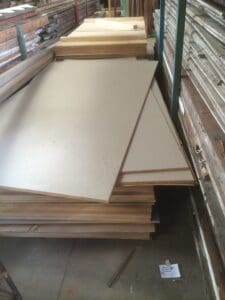 MDF sheet material used for CNC routing