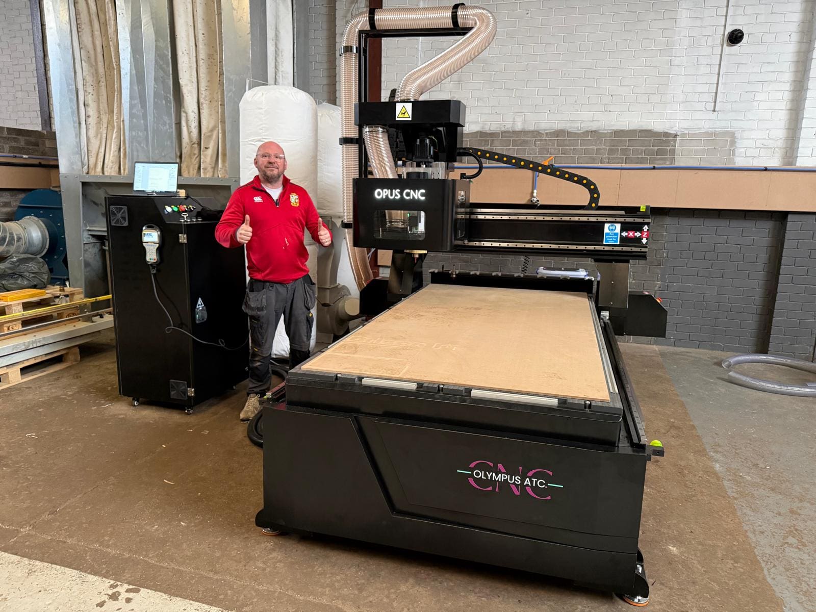 Olympus ATC CNC-Router Installation in Scotland