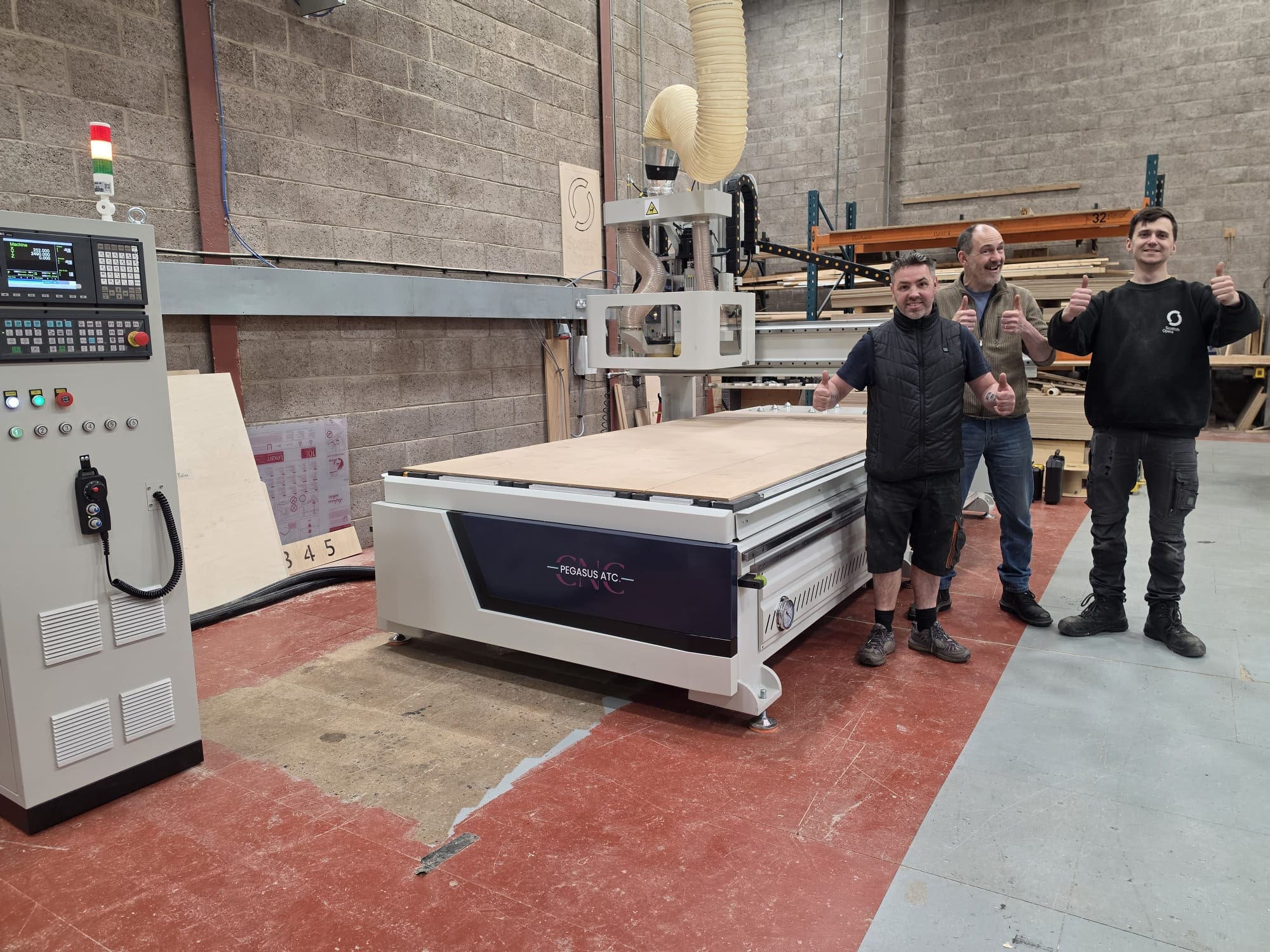 Pegasus ATC CNC Router Installation In Glasgow