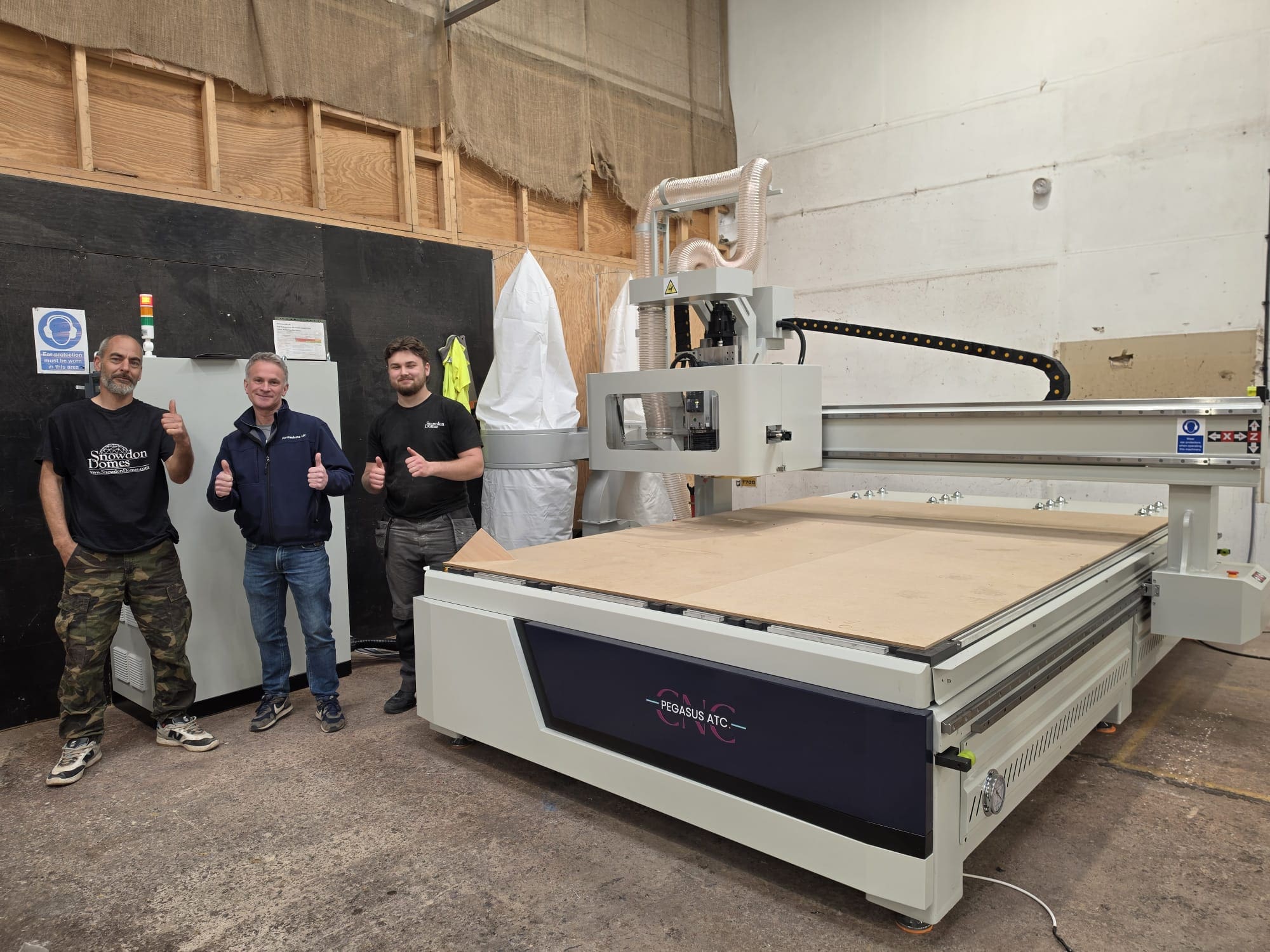 Pegasus ATC CNC Router Installation in. Acton Turville