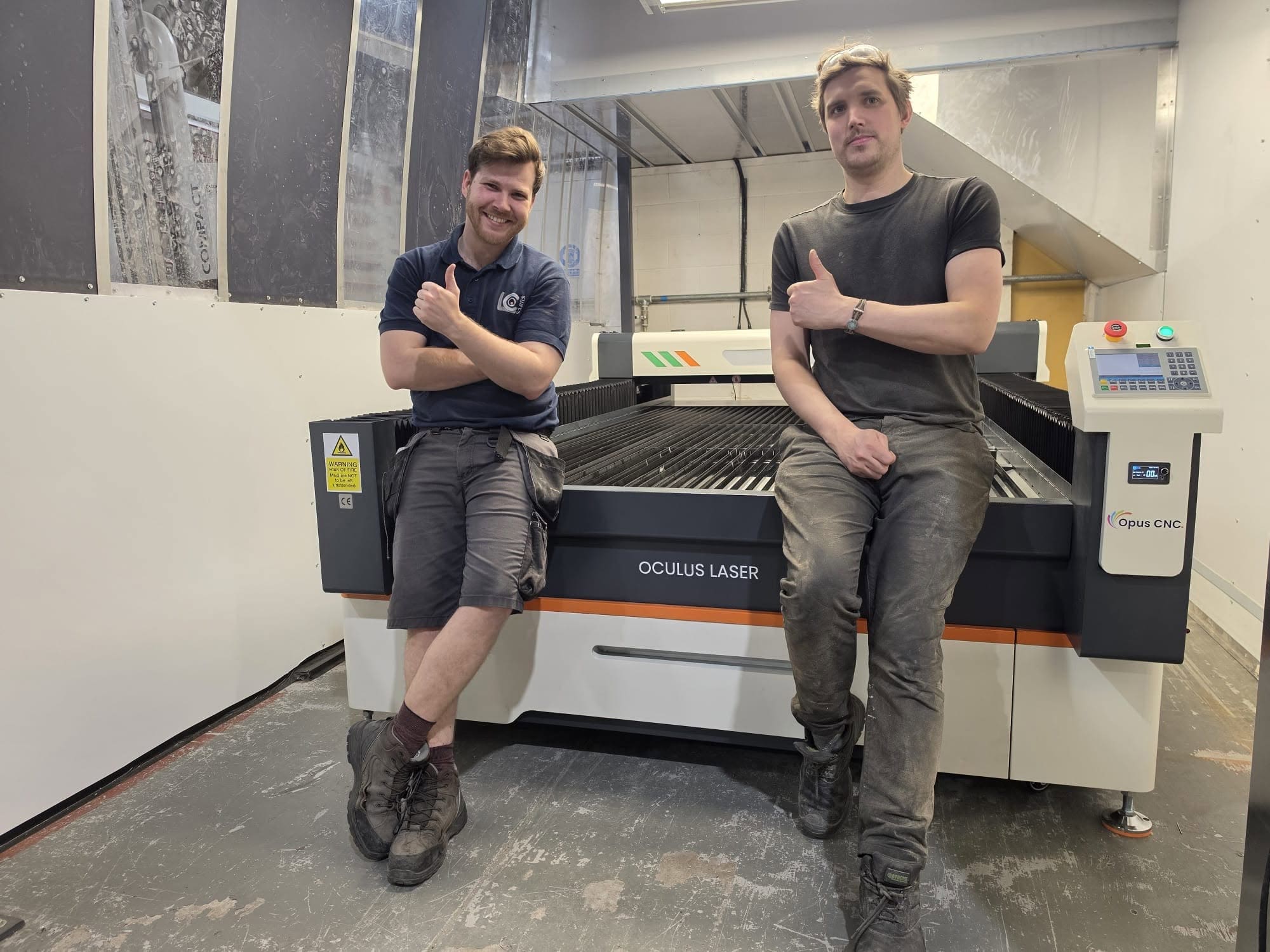 Oculus Laser Cutter Installation in Milton Keynes